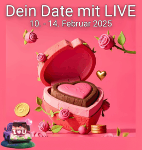 Valentinstags-Event: 10.-14. Februar 2025, Liebesgeschenk
