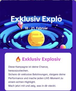 Exklusiv-Event 18.-21. Februar mit Belohnungen.