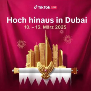 TikTok-Event in Dubai, März 2025.